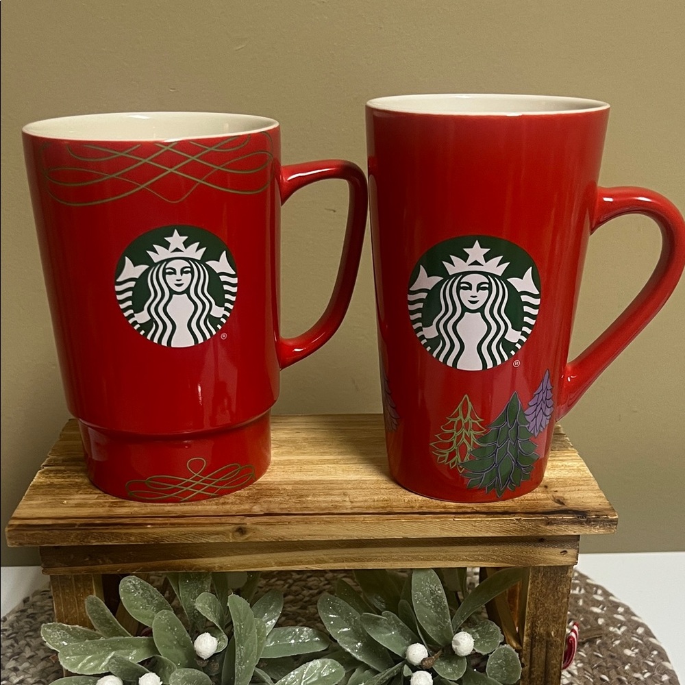 Two Starbucks mugs 2020 16 & 20 oz mugs